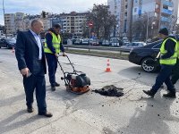 Започнаха текущи ремонти по основните булеварди в София