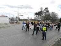 Представители на транспортни фирми протестираха на Дунав мост