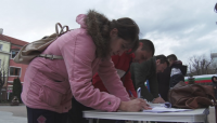 Протест и подписка срещу замърсяването на въздуха в Сливен