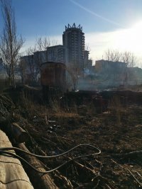 снимка 4 Сухи треви горят в района на Гребната база в Пловдив