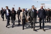Лидерите на ЕС и Мицотакис оглеждат границата между Гърция и Турция от хеликоптер