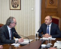 Президентът Румен Радев се срещна с председателя на ВКС Лозан Панов