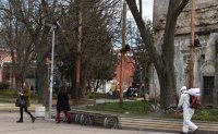 снимка 2 Започна дезинфекцията на обществени места в Разград