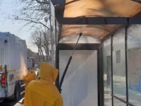 Продължава дезинфекцирането на автобусни спирки във Варна