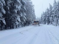 снимка 3 400 машини обработват пътищата в районите със снеговалеж