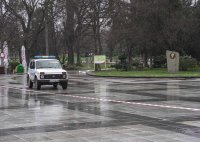снимка 1 Полицейски ленти ограждат парковете в София
