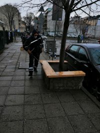 Дезинфекцират улици, контейнери и спирки в София