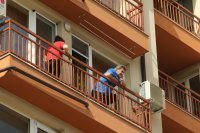 снимка 8 Софиянци заживяха в стил "балконинг"