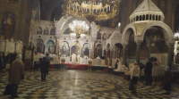 Катедралният храм "Св. Ал. Невски" остана пуст