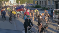 Пореден антиправителствен протест в Любляна