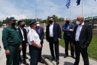 Вътрешният министър инспектира ГКПП "Кулата" преди началото на летния трафик към Гърция