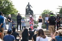 Протест срещу паметник на Линкълн във Вашингтон