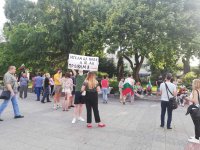 снимка 3 Пети пореден ден на протести в Пловдив