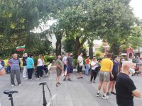снимка 4 Пети пореден ден на протести в Пловдив