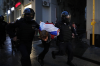 Протести и арести в Москва