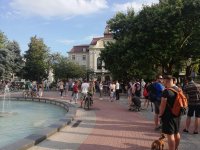снимка 6 Пети пореден ден на протести в Пловдив
