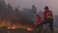 Голям пожар избухна в Португалия