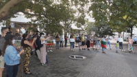 Българи в Германия протестират срещу правителството и главния прокурор