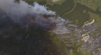 Голям пожар гори 4-ти час край Шумен