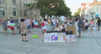 Протестиращи в Русе събират в урна исканията на хората