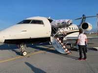 Самолетът с Навални излетя от летището в Омск
