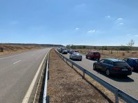 20 км задръстване по магистралата към Бургас заради верижна катастрофа