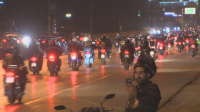 Голям интерес беляза масовото нощно каране в памет на загиналите мотористи