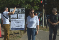 Протест пред посолството на САЩ с искане за оставката на Гешев