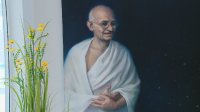 Български художници и скулптори представиха творби, вдъхновени от Махатма Ганди