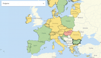 Червени, оранжеви, зелени и сиви зони в ЕС заради COVID-19
