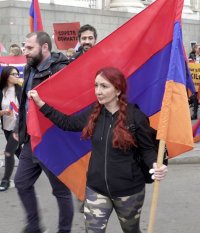 снимка 3 Мирно шествие на арменската общност в София