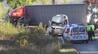 Двама загинали и четирима ранени при тежка катастрофа на пътя Монтана - Видин