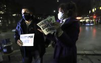 снимка 4 АБВ организира протест пред МЗ по повод мерките в пандемията