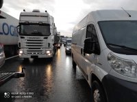 Километрично задръстване на АМ "Струма" край Кресна заради верижна катастрофа