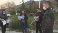 Жителите на село Беласица протестират срещу замърсяването на въздуха