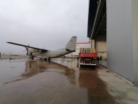 снимка 3 Камиони докараха част от хуманитарната помощ за Хърватия на авиобаза "Враждебна" (Видео, снимки)
