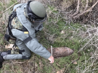 Военнослужещи от Сухопътните войски унищожиха невзривен боеприпас