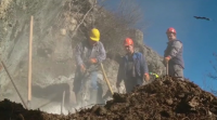 Обезопасяват опасните участъци от срутището в Дряново