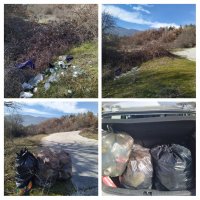 За пример: Жители на Паталеница почистиха сами отпадъците в селото