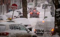 снимка 1 Снежен хаос по пътищата в Германия