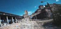 Полет на дрон в изоставени сгради