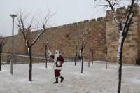 снимка 1 Сняг в Ерусалим (Снимки)