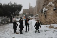 снимка 2 Сняг в Ерусалим (Снимки)