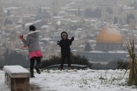 снимка 7 Сняг в Ерусалим (Снимки)