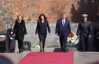 Тържествена церемония пред паметника на Незнайния воин в София
