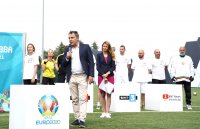 снимка 3 Приятелски мач между БНТ и Нова Броудкастинг Груп даде старт на UEFA EURO 2020™