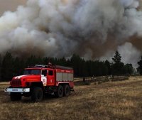 Мащабни горски пожари в руската Челябинска област