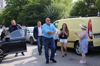 Бойко Борисов пристигна на разпит в ГД "Национална полиция"