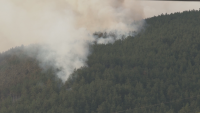 Пожарът край Твърдица все още не е овладян