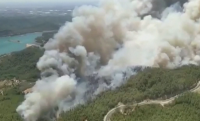 Голям горски пожар бушува в Анталия